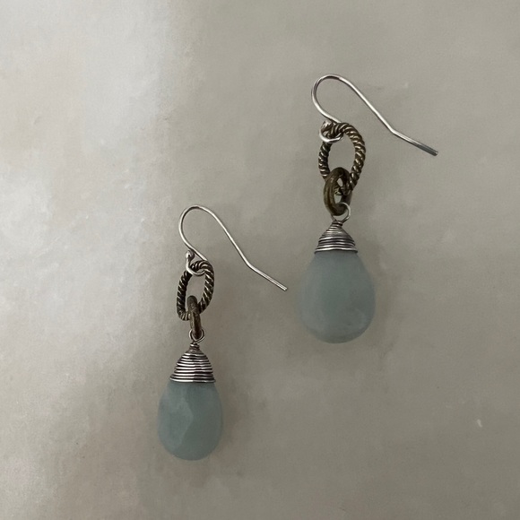 NWOT Sundance Amazonite Earrings - Picture 2 of 6